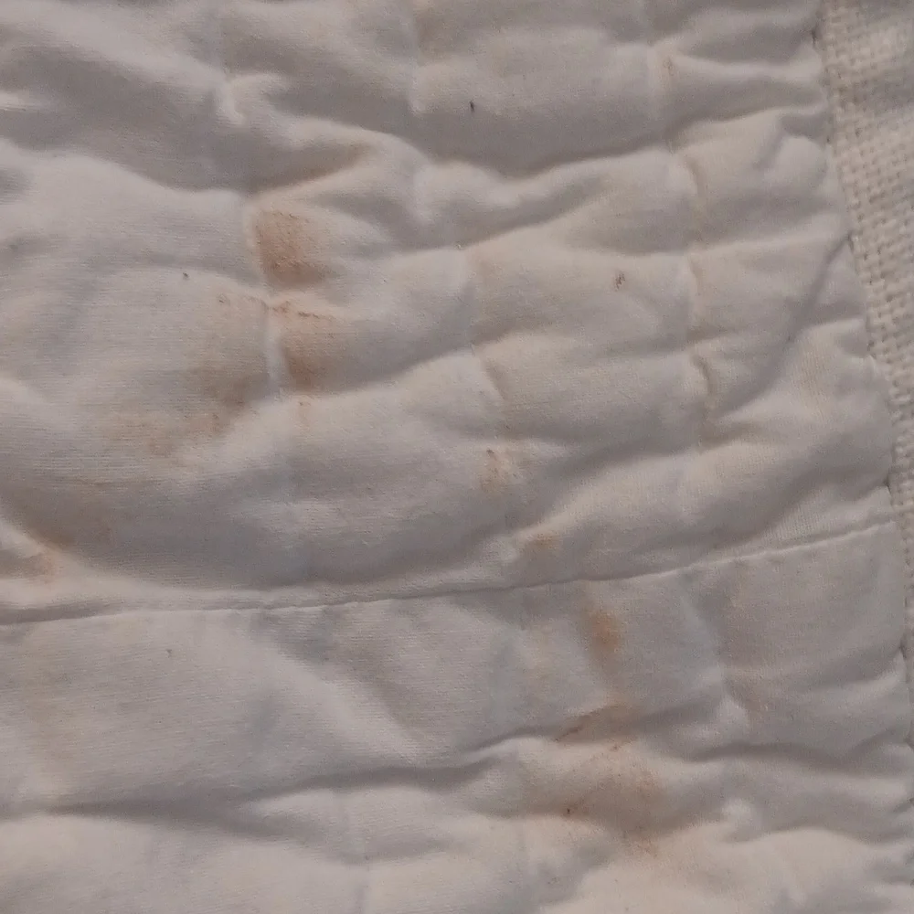 Pottery Barn Striped Quilt - Cream and Black Full/queen